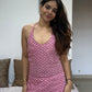 Cotton Printed pink Kurti