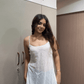 Chicken embroidery fabric Noodle strap neck sleeveless - Needle Magic